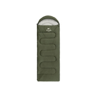 Спальний мішок Naturehike Y150L NH21MSD08, лівий, темно-зелений (6975641888758)