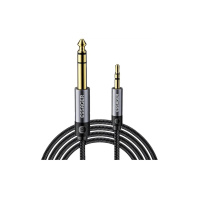 Кабель мультимедійний 3.5mm M to 6.5mm M 1.2m Essager (EYPMM-XL0G-P) Кабель мультимедійний 3.5mm M to 6.5mm M 1.2m Essager (EYPMM-XL0G-P)