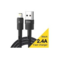 Кабель Essager Star 2.4A AM / Lightning 1m Black (EXCL-XC01) Кабель Essager Star 2.4A AM / Lightning 1m Black (EXCL-XC01)