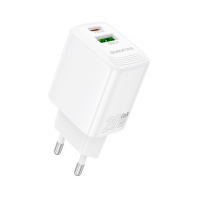 Зарядний пристрій BOROFONE BN27 Fuente QC3.0 PD 20W White  (6941991120268)