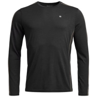 Термокофта Ortovox 185 Rock'n'Wool Long Sleeve Mns black raven - XXL - чорний (025.001.1289)