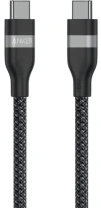 Кабель Anker Upcycled-Braided 240W Type-C / Type-C 0.9m Black (A82E2H11)