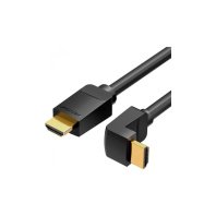 Кабель мультимедійний HDMI M to HDMI M 1.0m V2.0 4K60Hz 90° corner PVC black Vention (AARBF) Кабель мультимедійний HDMI M to HDMI M 1.0m V2.0 4K60Hz 90° corner PVC black Vention (AARBF)