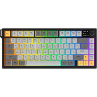 Клавіатура Ajazz AF82 Wireless/Bluetooth/USB UA Black/Gray/Yellow (AF82-BGY) Клавіатура Ajazz AF82 Wireless/Bluetooth/USB UA Black/Gray/Yellow (AF82-BGY)