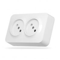 Розетка Videx BINERA IP20 зовнішня 2ая біла (VF-BNS22-W) Розетка Videx BINERA IP20 зовнішня 2ая біла (VF-BNS22-W)