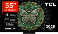 Телевізор QD-MiniLED TCL 55C6K Pro (Google TV, Wi-Fi, 3840x2160)