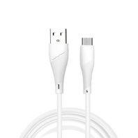 Кабель WUW X196 2.4A AM/MicroUSB 1m White  (6972573335572)