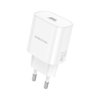 Зарядний пристрій BOROFONE BA82A Platinum 25W White  (6941991112256)