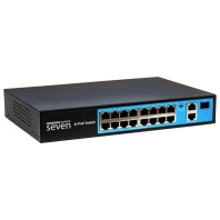 Комутатор мережевий SEVEN Systems P73216G-SFP Комутатор мережевий SEVEN Systems P73216G-SFP