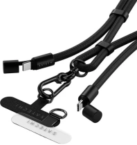 Кабель Satechi OntheGo 60W Type-C / Type-C 1.5m Black (ST-LOTGLK)