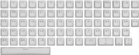 Набір кейкапів Hator OMA Profile PBT Keycap Set US/UA A-part ANSI/ISO White (HTS510)