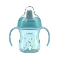 Поїльник-непроливайка Chicco Training Cup 200 мл. від 6 місяців (блакитна) (06921.25)