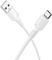 Кабель BOROFONE BX116 Certain 12W AM / MicroB 1m White (6941991119781) Кабель BOROFONE BX116 Certain 12W AM / MicroB 1m White (6941991119781)