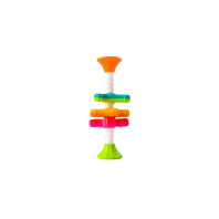 Розвиваюча іграшка Fat Brain Toys Пірамідка- спінер MiniSpinny тактильна (FA134-1) Розвиваюча іграшка Fat Brain Toys Пірамідка- спінер MiniSpinny тактильна (FA134-1)