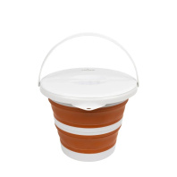 Відро складане Tribe Water Bucket Lid 5 л з кришкою terracota (T-FJ-0049-terracota) Відро складане Tribe Water Bucket Lid 5 л з кришкою terracota (T-FJ-0049-terracota)
