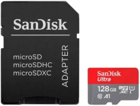 FLASH пам'ять SanDisk Ultra UHS-I U1 A1 Micro SDXC 128GB with adapter (SDSQUAB-128G-GN6IA)