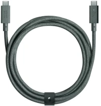 Кабель Native Union Belt Pro 240W Type-C / Type-C 2.4m Slate Green (BELT-PRO2-GRN-NP)