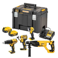 Набір електроіструментів DeWALT 18V XR Li-lon, 2 АКБ, ЗУ, куйс (DCK440P2T) Набір електроіструментів DeWALT 18V XR Li-lon, 2 АКБ, ЗУ, куйс (DCK440P2T)
