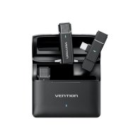 Мікрофон Vention USB-C 2-Pack Wireless Lavalier with Charging Case (NCAB0) Мікрофон Vention USB-C 2-Pack Wireless Lavalier with Charging Case (NCAB0)