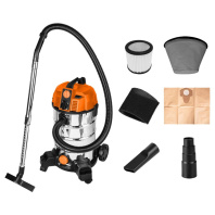 Пилосос будівельний Neo Tools 1600Вт, 18 кПа, 35л, HEPA, колеса, 7.5кг (04-739) Пилосос будівельний Neo Tools 1600Вт, 18 кПа, 35л, HEPA, колеса, 7.5кг (04-739)