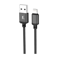 Дата кабель USB 2.0 AM to Lightning 1.0m nylon black Wibrand (WI.DC/CO1B-UL) Дата кабель USB 2.0 AM to Lightning 1.0m nylon black Wibrand (WI.DC/CO1B-UL)