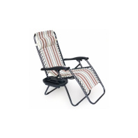 Крісло складане Voltronic 1800х650х1150мм Brown/White (YT36696) Крісло складане Voltronic 1800х650х1150мм Brown/White (YT36696)