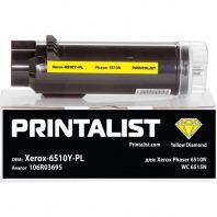 Тонер-картридж Printalist Xerox Ph6510N, WC 6515N, 106R03695 Yellow (Xerox-6510Y-PL) Тонер-картридж Printalist Xerox Ph6510N, WC 6515N, 106R03695 Yellow (Xerox-6510Y-PL)