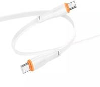 Кабель BOROFONE BX118 Esplendido 60W Type-C / Type-C 1m White (6941991120978)