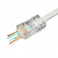 Конектор Cablexpert RJ45 cat.5e UTP 8P8C (сквозное отв., позолоч. конт.) 50 шт (LC-PTU-01/50) Конектор Cablexpert RJ45 cat.5e UTP 8P8C (сквозное отв., позолоч. конт.) 50 шт (LC-PTU-01/50)