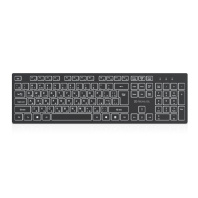 Клавіатура REAL-EL RK-725W Wireless/Bluetooth Black (EL123100061)