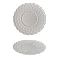 Тарілка Vittora Lava Blanco десертна 190 мм (V-190LA) Тарілка Vittora Lava Blanco десертна 190 мм (V-190LA)