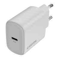 Зарядний пристрій Canyon OnCharge 200 20W 1xPD EU White (CNE-CHA200-01) Зарядний пристрій Canyon OnCharge 200 20W 1xPD EU White (CNE-CHA200-01)