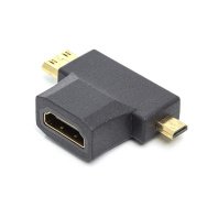 Перехідник HDMI (F) to mini HDMI (M) / micro HDMI (M) PowerPlant (CA912056) Перехідник HDMI (F) to mini HDMI (M) / micro HDMI (M) PowerPlant (CA912056)