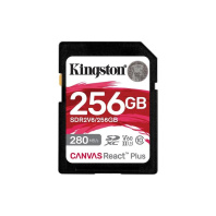 FLASH пам'ять Kingston Canvas React Plus U3 V60 SDXC 256Gb  (SDR2V6/256GB)