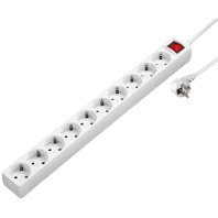 Мережевий фільтр Hama 10/3m White  (00137234)