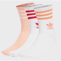Шкарпетки Adidas Crew Sock 3str JI9472 білий, рожевий, червоний M (40-42) (4067905454716)