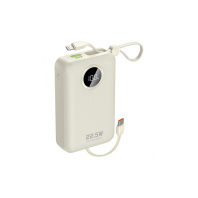 Батарея універсальна Dudao 20000mAh K14+ 22.5W, PD, QC, USB-A, USB-C(In/Out), with built-in USB-C/Lightning cables, White (6977196680023) Батарея універсальна Dudao 20000mAh K14+ 22.5W, PD, QC, USB-A, USB-C(In/Out), with built-in USB-C/Lightning cables, White (6977196680023)