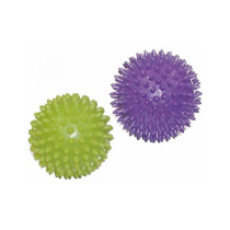 Масажний м'яч Toorx PVC 7,5 см Verde та 9 см Viola Набір 2 шт AHF-001 (932097)