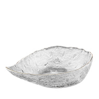 Салатник Ardesto Leaf 17.5см, скло, прозорий (AR5008)