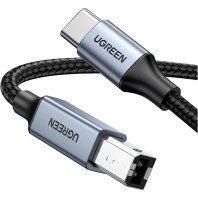 Кабель для принтера USB-C to BM 1.0m black Ugreen (45034)