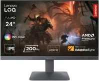 Монітор Lenovo LOQ 24-10 Lunar Grey (68F1GACBUA) - 23.8" IPS / 1920?1080 / 200 Гц / AMD FreeSync Premium, Adaptive Sync