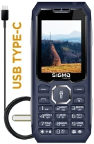 Мобільний телефон SIGMA X-Style 341 Bro Type-C Blue