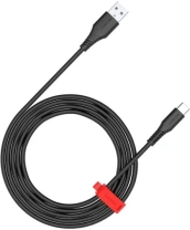 Кабель Canyon OnWire 18TP 18W AM / Type-C 2m Black (CNS-AC18SC20B)