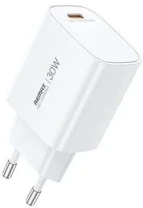 Зарядний пристрій Remax GaN Fast Charger PD 30W White (6954851247203)