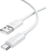 Кабель BOROFONE BX123 Leya 36W AM / Type-C 1m White (6941991124228) Кабель BOROFONE BX123 Leya 36W AM / Type-C 1m White (6941991124228)