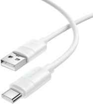 Кабель BOROFONE BX123 Leya 36W AM / Type-C 1m White (6941991124228)