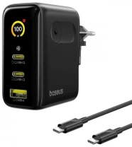 Зарядний пристрій Baseus GaN2 PicoGo AE21 100W Black with Cable Type-C / Type-C 100W (E0121B00)
