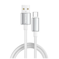 Дата кабель USB 2.0 AM to USB-C 2.0m 3A zinc alloy braided white ColorWay (CW-CBUC099-WT) Дата кабель USB 2.0 AM to USB-C 2.0m 3A zinc alloy braided white ColorWay (CW-CBUC099-WT)