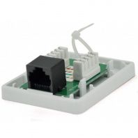 Комп'ютерна розетка RJ45x1 UTP, 8P8C, cat.5e Ritar (00197) Комп'ютерна розетка RJ45x1 UTP, 8P8C, cat.5e Ritar (00197)