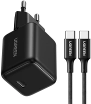 Зарядний пристрій UGREEN X513 QC PD 30W Black with Type-C/Type-C (UGR-65012)